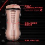 M for Men - Soft and Wet - Pussy With Pleasure Ridges and Orbs - Self Lubricating Stroker Cup - Vanilla - Image 5