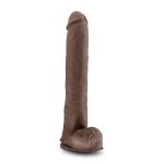Au Naturel - Daddy - 14 Inch Sensa Feel Dual Density Dildo - Chocolate - Image 2
