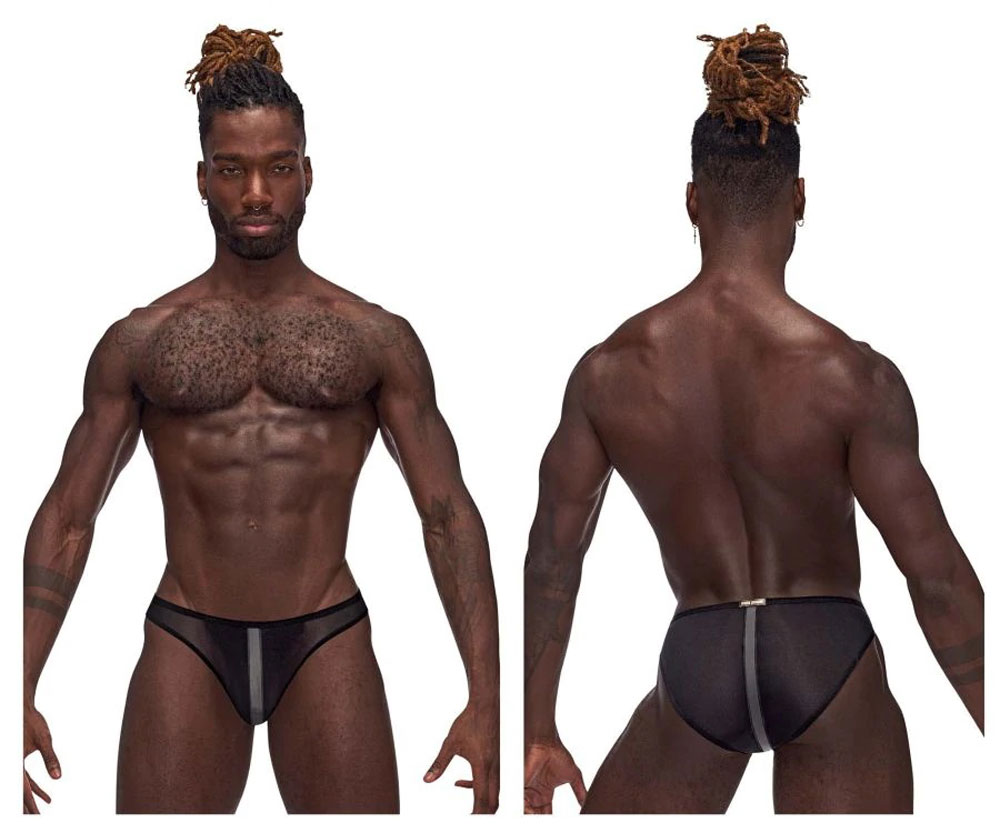 aMcF7WoHQdcoMdMCJr6kIv60bV5cJ5dg Landing Strip Bikini Brief - Medium - Black - Image 1