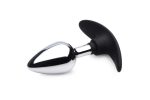 Dark Invader Metal and Silicone Anal Plug - Medium - - Image 3