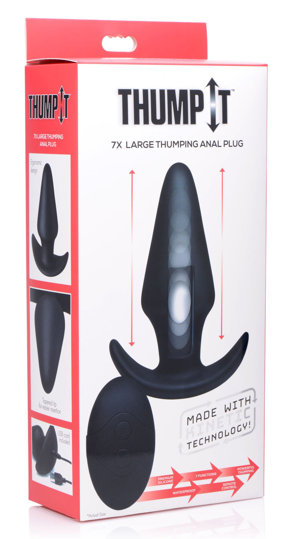 aWhpMHfZCRQKd70k6x1pARTchT8JpTjy Thump It Large Silicone Butt Plug - Image 1