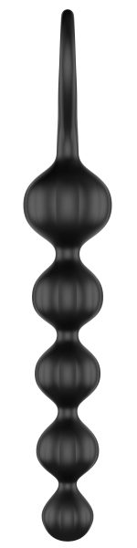 Satisfyer Beads Super Soft Silicone - Black - Image 5