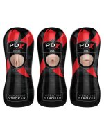 Pdx Elite Vibrating Pussy Mouth Ass Stroker Display of 12 - Image 4