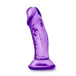 B Yours - Sweet n' Small 4 Inch Dildo With Suction Cup - Purple - Image 3