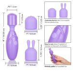 Dr. Laura Berman Olivia Rechargeable Mini Massager With Attachments - Image 4