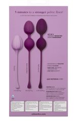 Kegel Training 3-Piece Set - Purple - Image 2