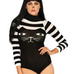 Striped Cat Bodysuit - One Size