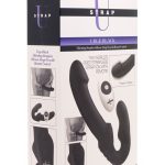 Urge Silicone Strapless Strap on With Remote - Black