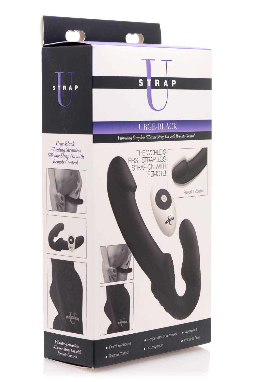 anvHXHhNZS36mmWAHvEgJOhmacHq5NtV Urge Silicone Strapless Strap on With Remote - Black - Image 1