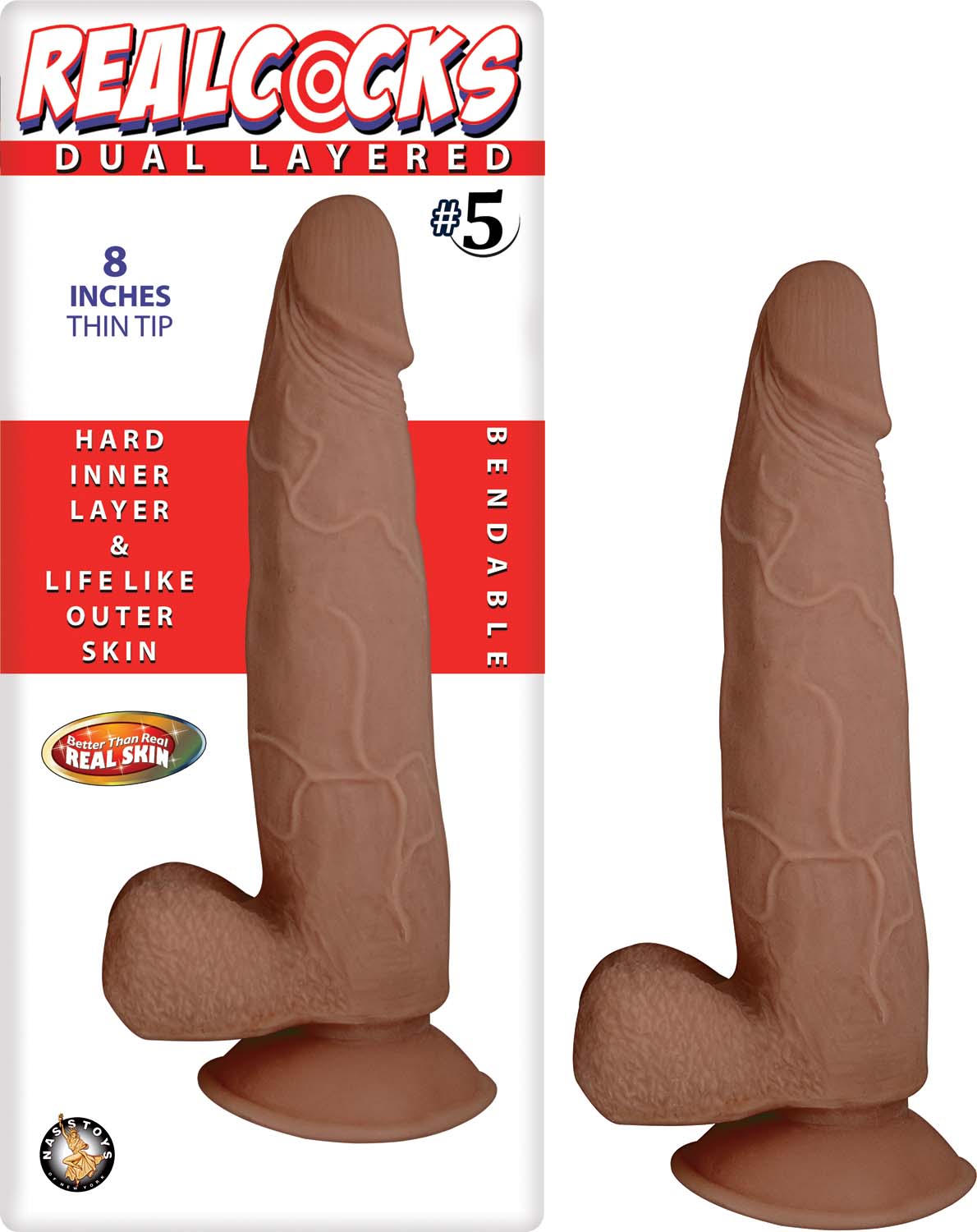 aubeMlaprHbiv7VfrE1Q0xGQ3FgN95kI Realcocks Dual Layered #5 - Brown - Image 1