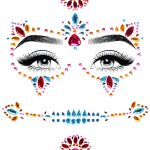 Day of the Dead Adhesive Face Jewels