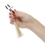 Nipple Play Playful Tassels Nipple Clamps - Gold - Image 5