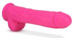 Neo - 11 Inch Dual Density Dildo - Neon Pink - Image 2