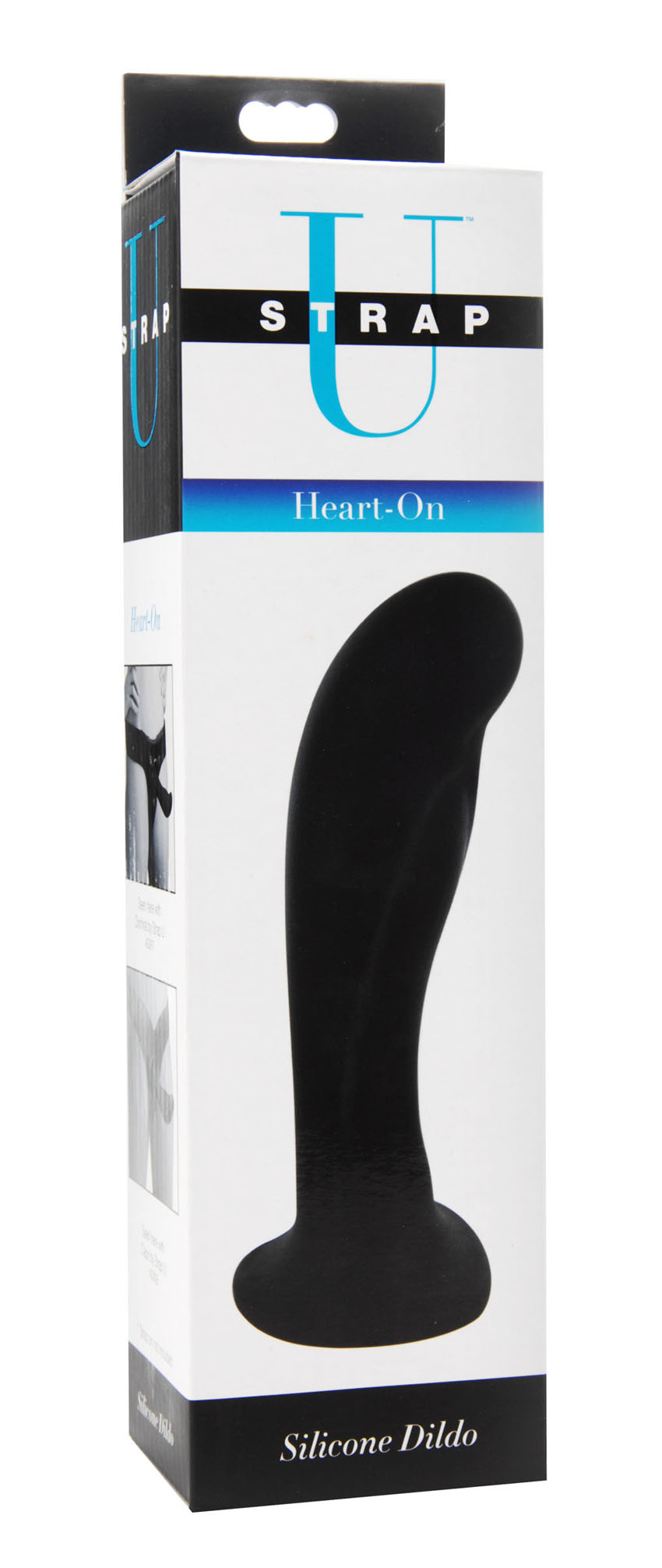 bI3wLp0ckWu9Daj5xyrXTRAOk8iYmoZK Heart on Silicone Harness Dildo - Black - Image 1