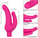 Rechargeable Power Stud Over and Under - Pink - Image 10