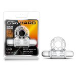 Stay Hard 10 Function Vibrating Bull Ring - Clear - Image 3