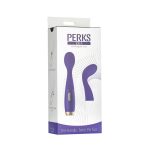 Perks Ex-1 Clitoral Stimulating Wand and G-Spot Vibrator - Purple