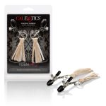 Nipple Play Playful Tassels Nipple Clamps - Gold - Image 8