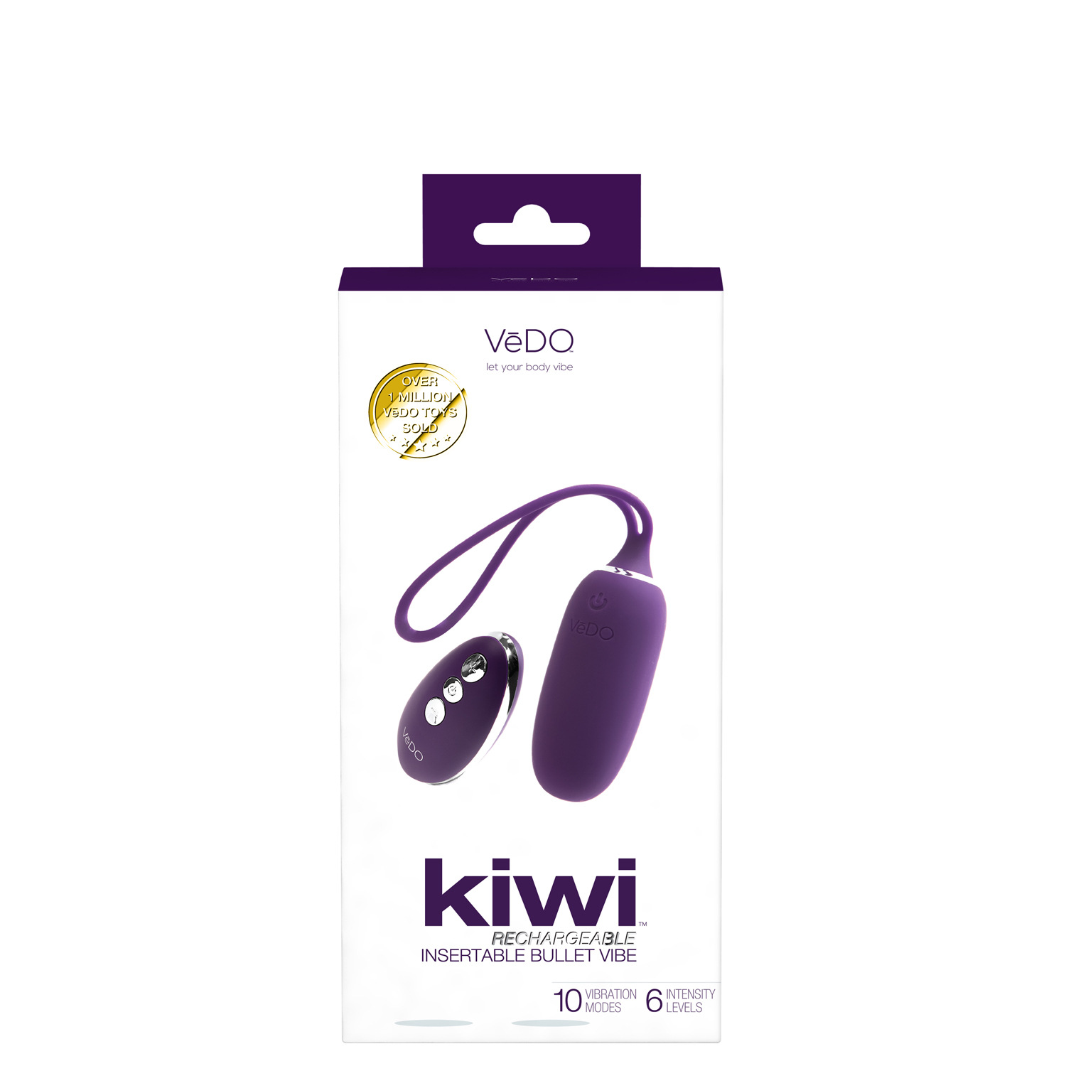 bVH9Of11xplXYiUge1LYoNSu78AVpAoI Kiwi Rechargeable Insertable Bullet - Deep Purple - Image 1
