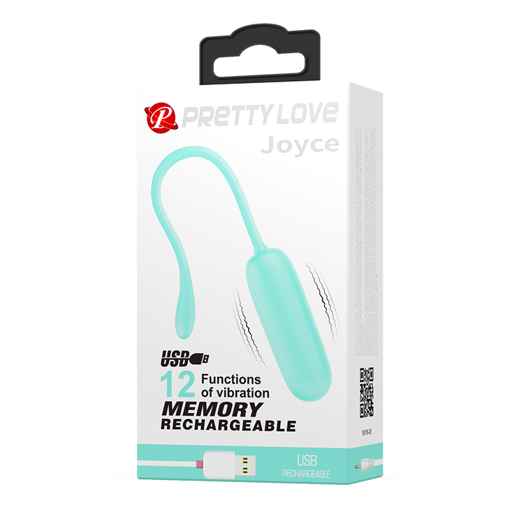 bX1S1YxiiTVMgPOEEPiuBzvfCVsXo67S Pretty Love Joyce Vibrating Egg - Turquoise - Image 1