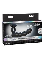 Fantasy C-Ringz Posable Partner Double Penetrator - Black - Image 7