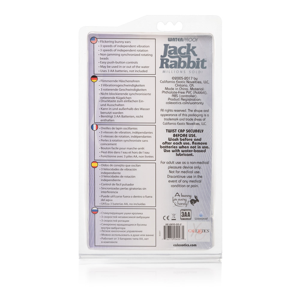 bidfZdbIIOd5p42riPrS7SvHTuHH07Xt Waterproof Jack Rabbit Clear Float Beads - Clear - Image 1