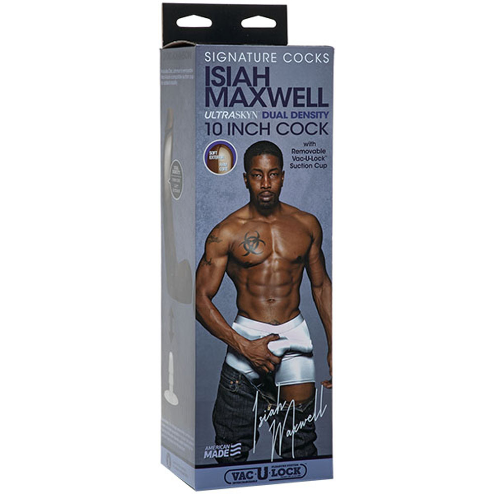 btAxCxkMp4dZr8W5XrHz3lF3z9MSpdp7 Signature Cocks - Isiah Maxwell - 10 Inch Ultraskyn Cock With Removable Vac-U-Lock Suction Cup - Image 1