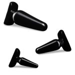 Anal Adventures - Basic Plug Kit - Black - Image 3