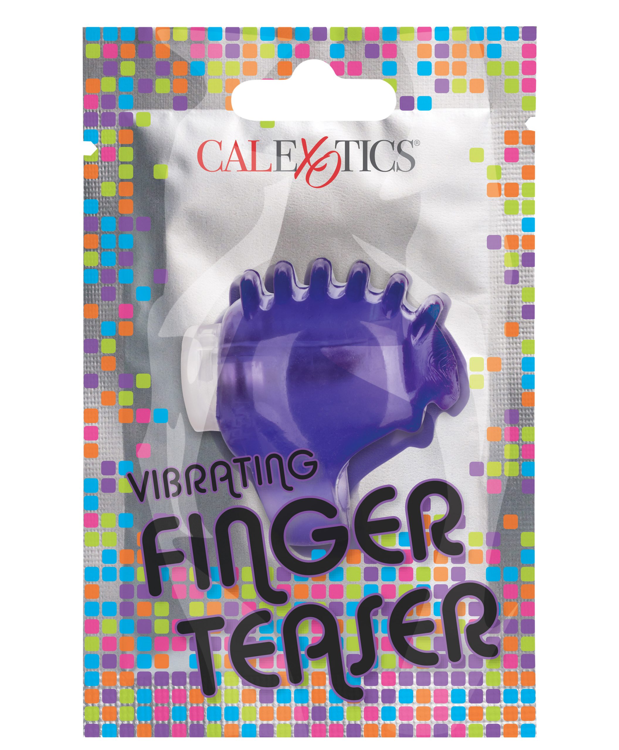 bupSiTj15drQhm0zObG8J2NZgpRsAB6a Foil Pack Vibrating Finger Teaser - Purple - Image 1