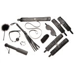 Hook Up 10 Piece Plush Bondage Set - Black - Image 11