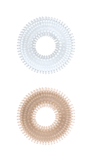 c114cd96b1230269d35a91385dba1609 Mack Tuff Ribbed Cock Rings-Clear and Smoke - Image 1