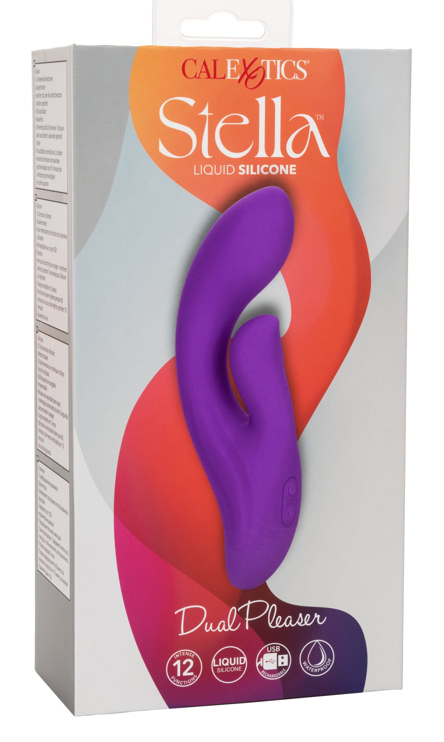 c36G6LFQvYcJ0pk85LD3XGIU5PLpkS21 Stella Liquid Silicone Dual Pleaser - Purple - Image 1