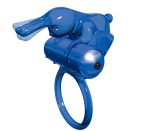 Buzz Bunny Cockring Vibe - Blue - Image 3