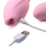 Shegasm 8x Tandem Plus Silicone Suction Clit Stimulator and Egg - Image 5