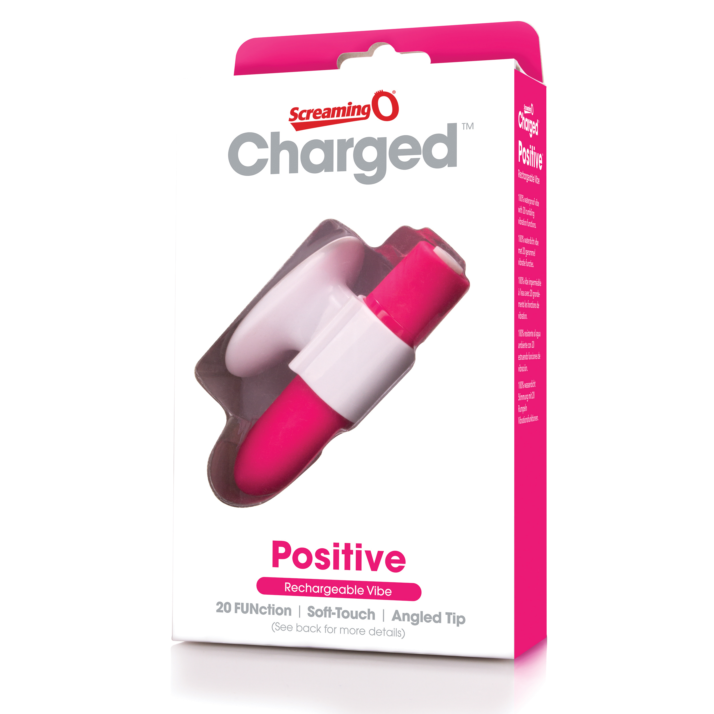 cKcVowMNQIgsS5OlzbCbiuQXBjEE2y0N Charged Positive Rechargeable Vibe - Strawberry - Image 1