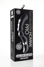 Sensuelle Homme Pro 10 Function 3 Speed Massager - Black