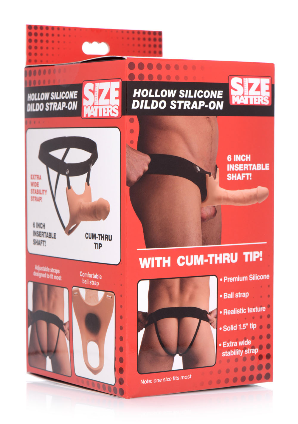 cU8Zgffg91blzoyXsBv5ZbQn8o3CptH3 Hollow Silicone Dildo Strap-on - Flesh - Image 1