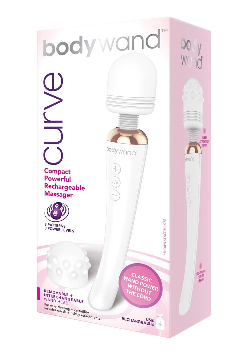 cWO3IOslK6efCcVuU1aWdVBGDIety5K2 Bodywand Curve Rechargeable - White - Image 1