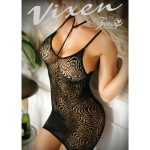 Wild Nights Harness Stretch Lace Dress With Open Back - One Size - Xl