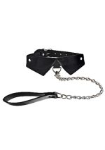 Exclusive Collar With Leash - Black - Image 2