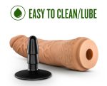 Lock on - Hexanite - 7.5 Inch Dildo With Suction Cup Adapter - Mocha - Image 2