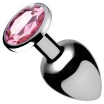 Pink Gem Anal Plug - Large - Image 2