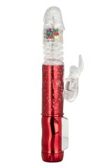 Naughty Bits Cumball Machine Thrusting Jack Rabbit Vibrator - Red - Image 3