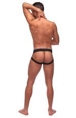 Retro Sport Panel Jock - L/ XL - Black/ Blue - Image 3