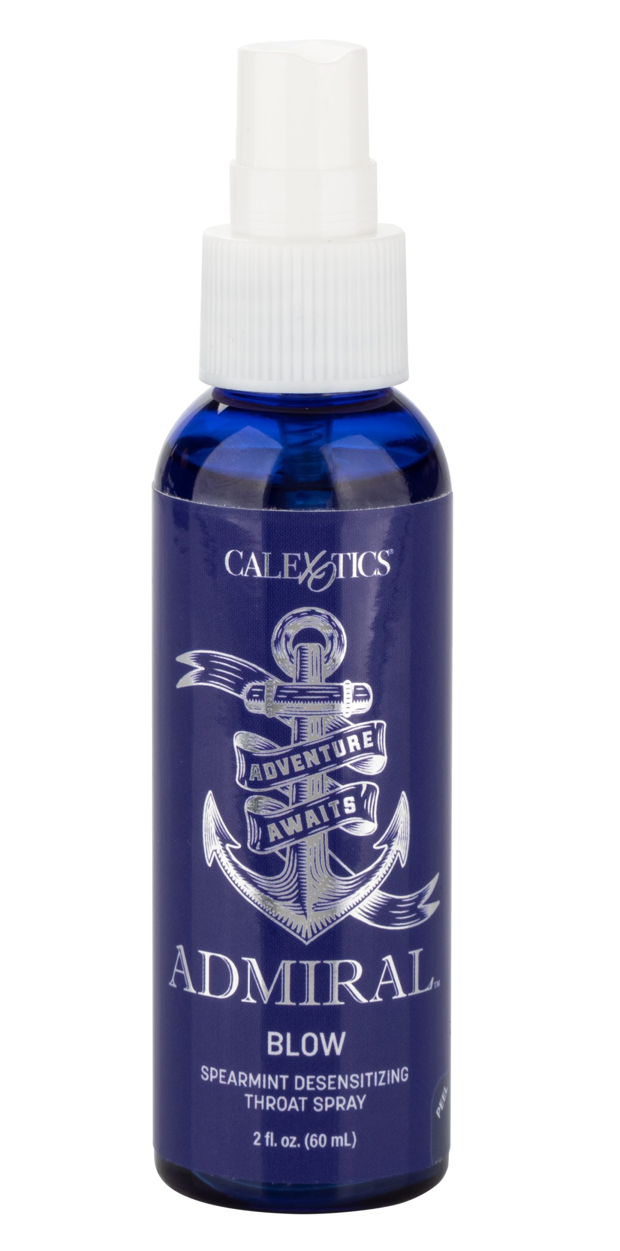 cwkHB0Oo5obsHYTseAmMpLIHun8xaLln Admiral Blow Spearmint Desensitizing Throat Spray - 2 Fl. Oz. - Image 1