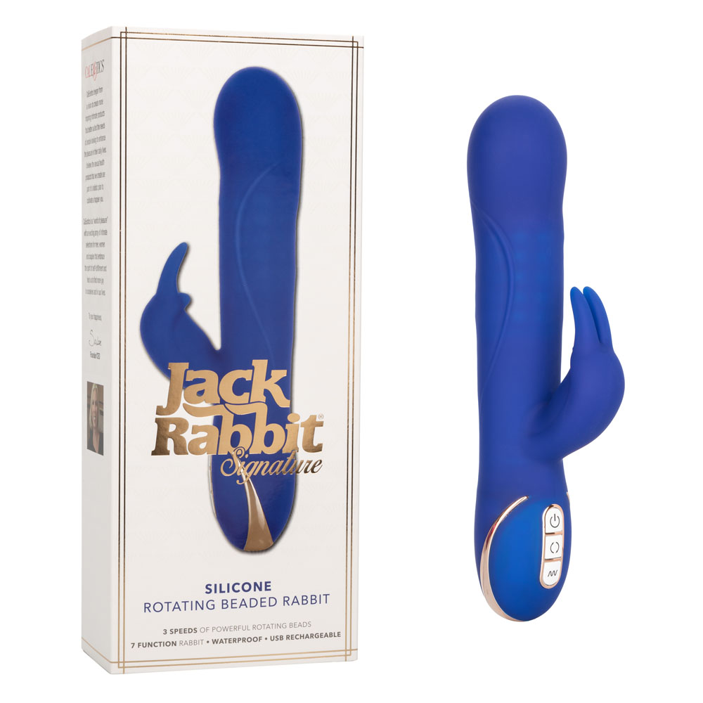 d0VCDkV062Nk8KgW0KOoEqEt1SPcMOiW Jack Rabbit Signature Silicone Rotating Beaded Rabbit - Image 1
