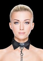 Exclusive Collar With Leash - Black - Image 4