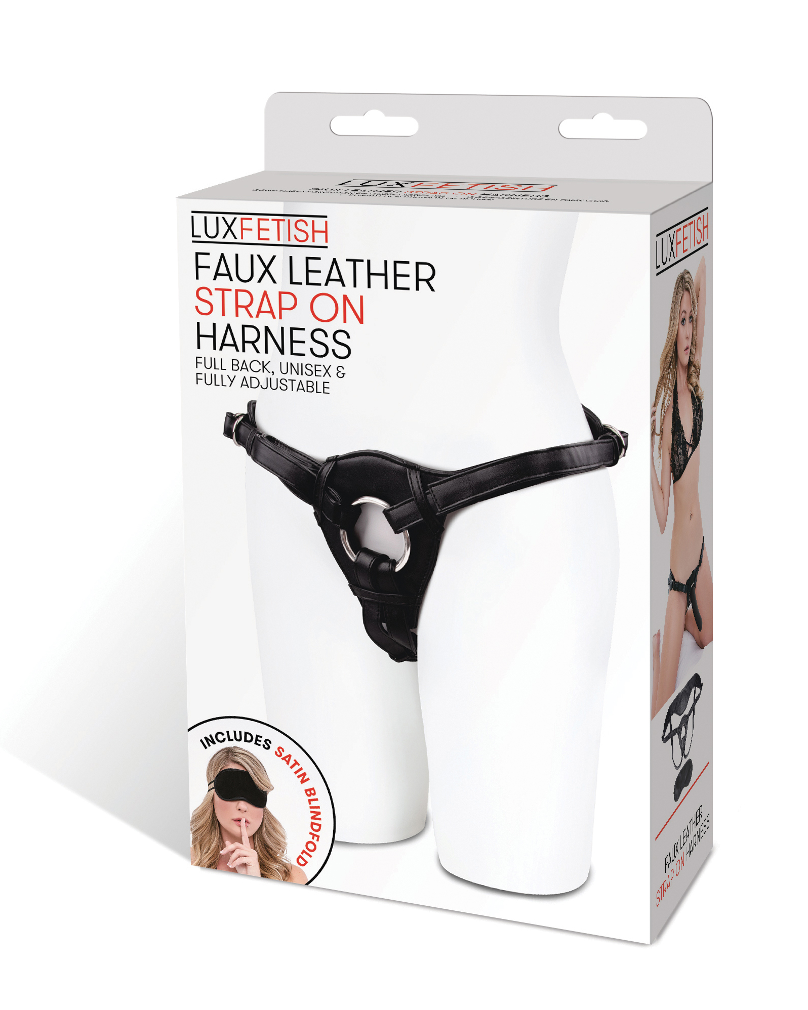 dGajXc3iesA4UmJEZ9pAwqVE86EDS4rv Patent Leather Strap-on Harness - Black - Image 1