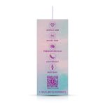 Silver Anchor Buttplug Kit - Clear Iridescent/teal - Image 3
