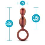 Anal Adventures Matrix - Duo Loop Plug - Copper - Image 4